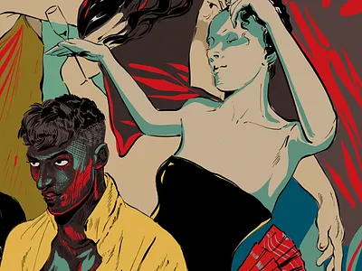 Lisbon (detail) detail i illustration