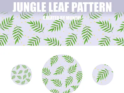 Jungle leaf pattern handdraw illustration jungle leaf pattern procreate app product purple surface surface design surface pattern design
