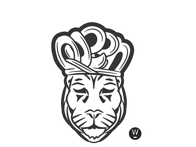 Queen Icon graphic design icon illustration queens typography