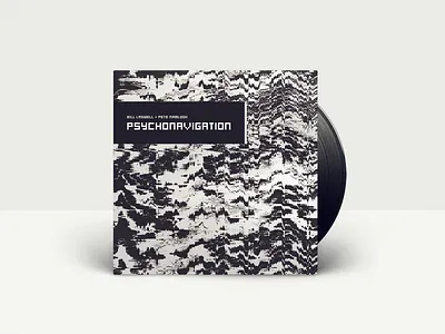 Psychonavigation - Bill Laswell / vinyl album artwork abstract album art art direction bass cover design digital electronic music geometric geometry illustration music pixels poster print sound waves typography vector vinyl record waveform