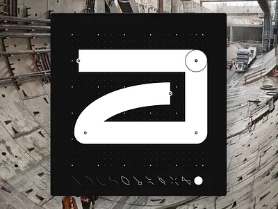 Letter J - CyberMunk Alphabet cybermunk cyberpunk design dotgrid font future letters myshots scifi sideproject signs type