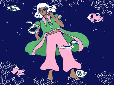 6 Underground character design drawing illustration line art