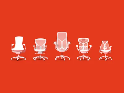 THE FAM 🧡 3d aeron chairs cosm design embody herman miller loyalbrand minimalism mirra office office furniture sayl swiss design
