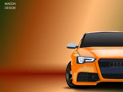 AUDI DESIGN audi car design gradient graphic design illustration illustrator cc vector