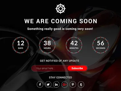 Coming Soon Page Design branding branding design corporate branding design logo photoshop psd design typography ui ux web website