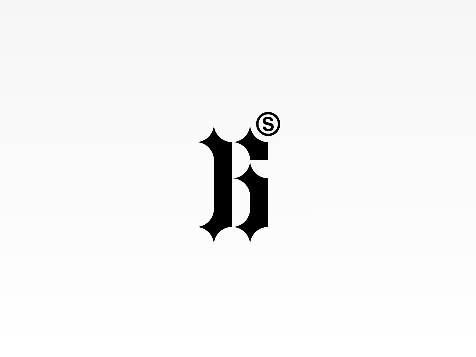 Letter B black branding brandits letter logo mark minimal monogram play symbol type