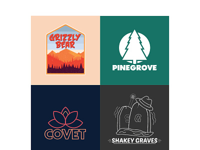 Weekly Favorites #01 branding illustration logo logo design minimalism vector