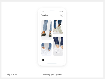 Dailyui 69 dailyui design iphonex mockup shoes sketch app sneakers trending uidesign uxdesign