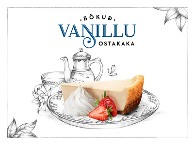 Cheesecake graphic design illustration packaging design photography