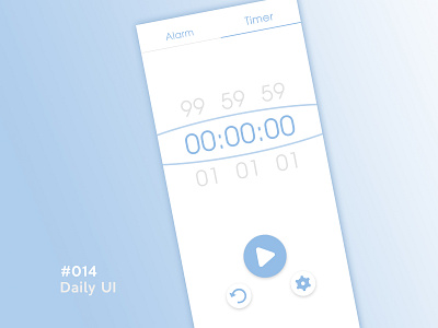 Daily_UI 14 of 100 #dailyui #014 adobe photoshop adobe xd app colors dailyui design mobile timer ui ui ux design uidesign ux