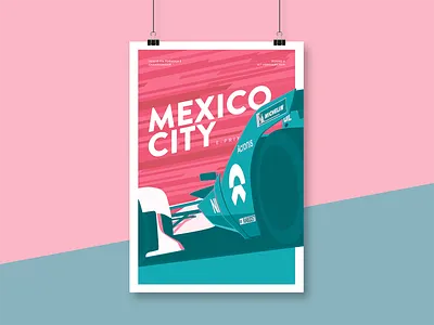 FIA Formula E – Mexico City E-Prix Illustration car formula e illustration mexico mexico city motorsport nio racecar racing