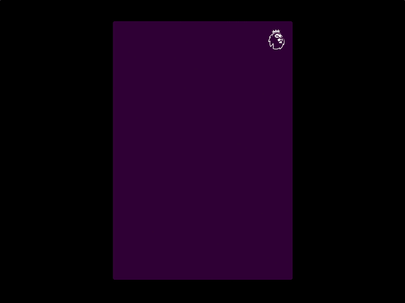 EPL Player of the Month animejs football rashford svg