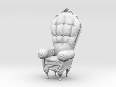 Stylized Armchair 3d 3d art 3dsmax art cg cgart modeling render sculpting v ray vray zbrush