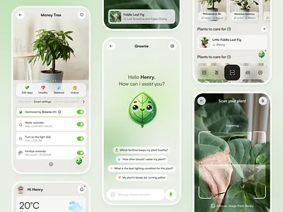 Garden Planner app - AI assistant ai app assistant design garden mobile planner ui