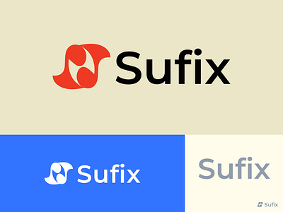 Sufix Logo Design 3d a b c d e f g h i j k l m n o p abstract logo branding branding identity creative logo crypto design graphic design icon illustration logo logo designer logos mark modern logo s letter tech vector visual mark