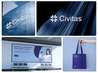 Civitas Medical Logo & Branding bio branding health logo logo designed medical medical logo medicine pharmacy