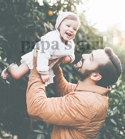 Daddy's Girl 3d branding graphic design papa papas girl poster princess template ui