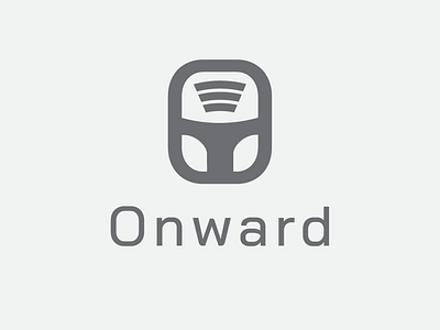 Onward - Driverless Car Logo Design daily logo challenge design logo a day logo design steer logo