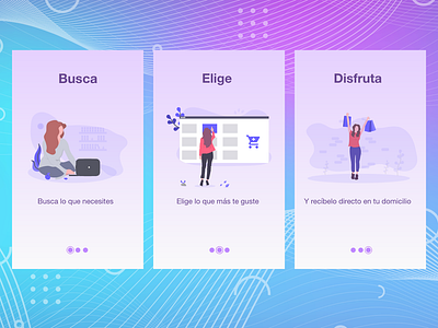 Onboarding adobe xd app diseño diseño web e commerce mobile movil onboarding ui ux xd