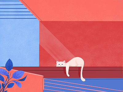 Lazy Cat illustration