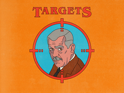 Targets design editorial editorial illustration halftone illustration movies pop art texture typography