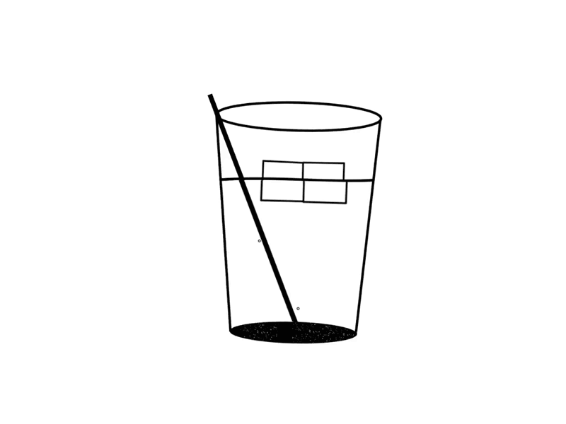 Drinks on us 2d after effects animation black color design flat gif icon illustration linework loop minimal mograph motion play simple story style white
