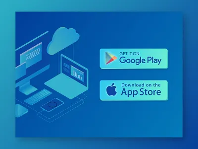 Daily Ui 074 Download App app app store icon apply store dailyui dailyui 074 download download app google google play ui website