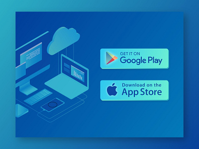 Daily Ui 074 Download App app app store icon apply store dailyui dailyui 074 download download app google google play ui website