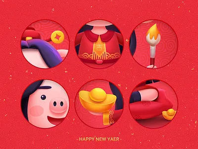 PIG GIRL-2 girl icon illustration peppa pig pig ui