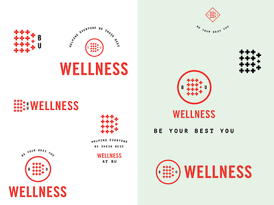 Wellness brand branding design health logo