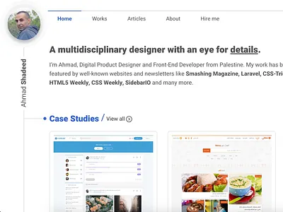 My Website Redesign frontend redesign ui ux