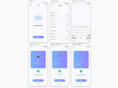 InteligentKeyboard 2019 app appstore clean concepcion ios ios 13 iphone xs keyboard minimal trend uidesign ux