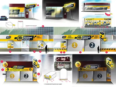 Logo, corporate identity, guideline autoparts brand brandbook coreldraw corporate identity design design exterior design guideline logo outdoor advertising poster vector