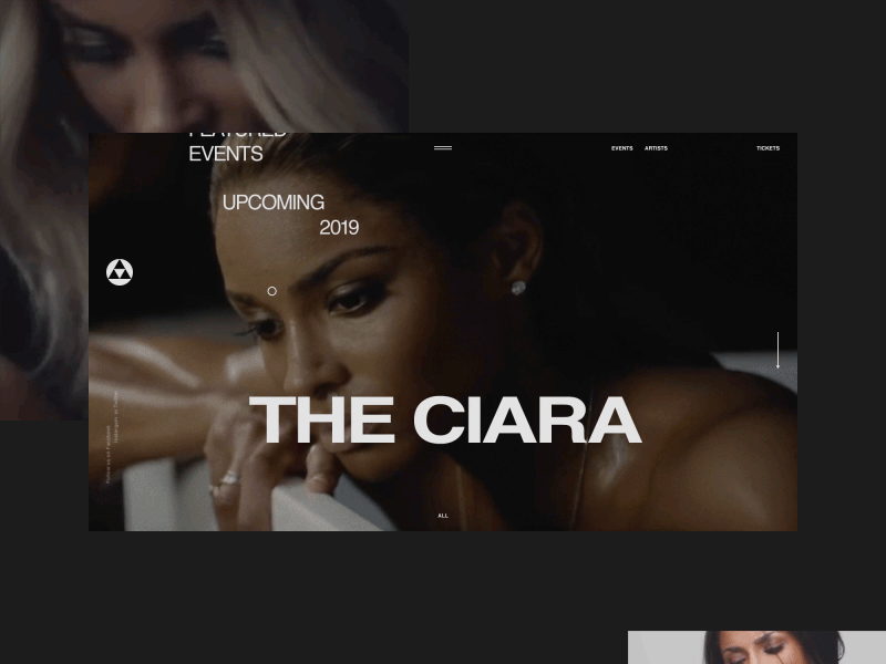 Alchemy animation desktop minimal motion principle typography ui ux web website