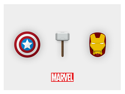 Avengers icons flat icon logo ui