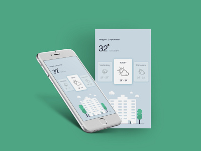Daily UI Day 037 100 daily ui dailyui weather hint