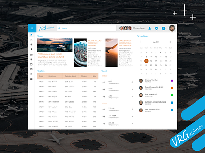 VRG airlines board 2d airlines board clean design codegen design flat design flight indigo.design launchpad material design sharepoint travel ui ux