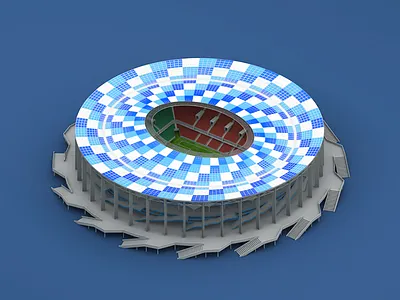FIFA WORLDCUP RUSSIA 2018 Novgorod Arena 3d arena cinema 4d fifa fifa world cup 2018 football render stadium