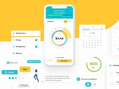 A Design System for the Healthcare Industry atomic component design system desktop element illustrations mobile module ui ux