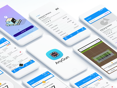 Inventory Management Scanner App enterprise app interactions management app mobile app product management scanner app scanning user interface design ux process visual designing