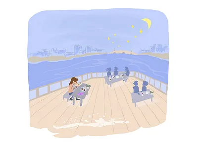By the Sea book art comics editorial illustration illustration magazine storyteller web illustration