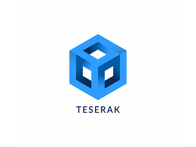 Teserakt Logo branding design infinity it logo logotype technology tesseract