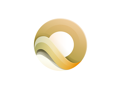 o golden ratio gradient icon illustration illustrator logo process