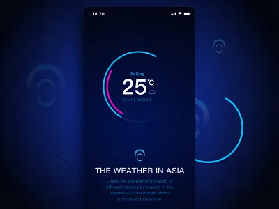 The weather in Asia big data design smart ui user experience research weather app