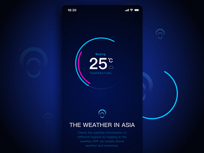 The weather in Asia big data design smart ui user experience research weather app