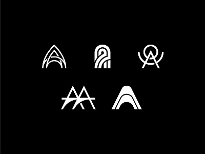 A+A arch architect architecture branding bridge building design geometric icon identity line logo logo design logomark logotype mark minimalist monogram symbol