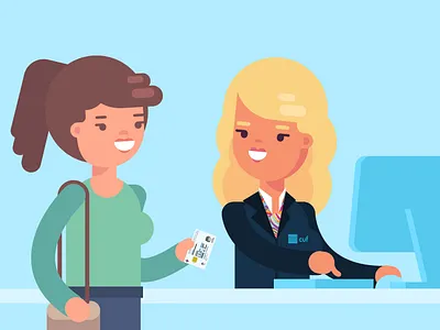 MyCUF App character illustration illustrator vector art woman