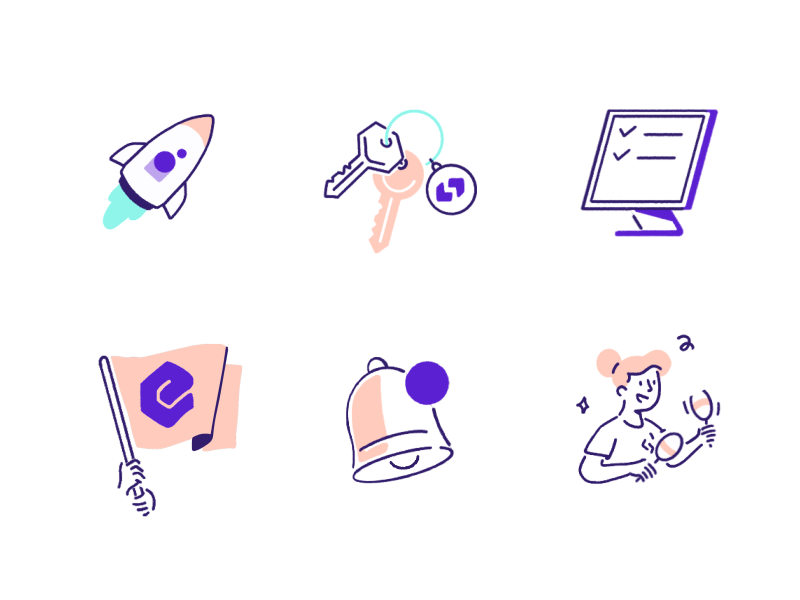 Example of Spendesk - Animated Icons 💜