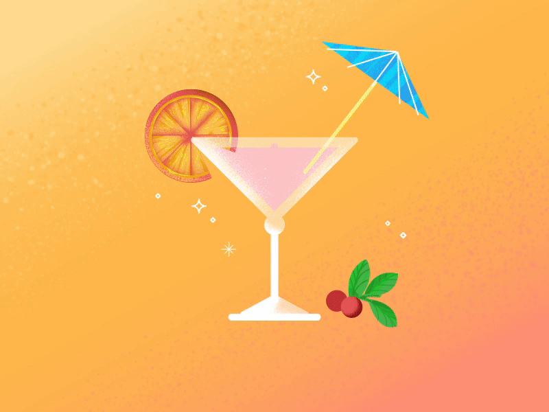 Pink Lemonade 12fps 2d animation ae after affects alchohol design homework illustration minimal motion art motion beast motion design motion design school textured