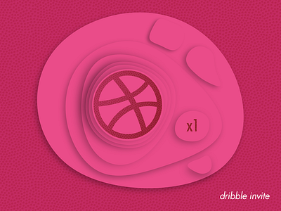 One Dribbble Invite - Done bubble dribbble invitation invite winner